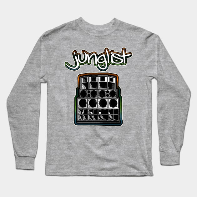 Junglist-Soundsystem-Cool Long Sleeve T-Shirt by AutotelicArt